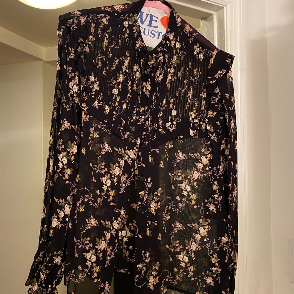 Reformation - Floral Button Down - Small - image 3